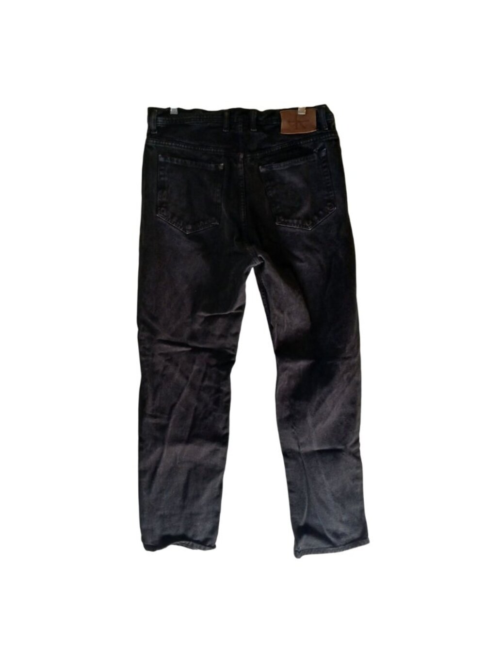 Ck Calvin Klein Jeans Mens Size 34 x 31 Black Broke In Look Feel #T-10 - Picture 2 of 12